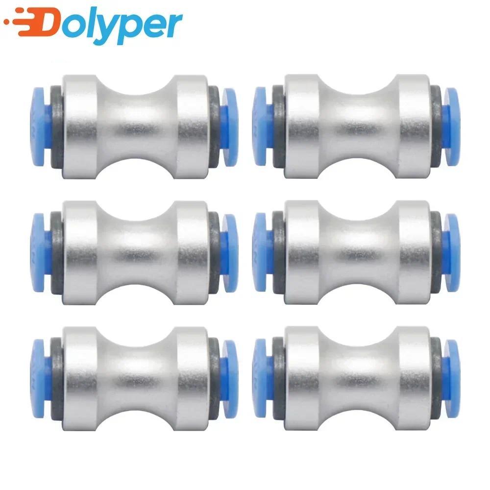 1-6pcs 3D เครื่องพิมพ์ PTFE Pneumatic Fitting Tube Connector Filament Extruder Quick Connector สําหร
