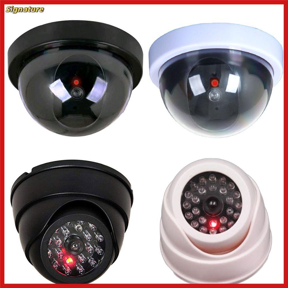 SIGNATUREVY Dummy Camera คําเตือนความปลอดภัยโดมกระพริบไฟ LED