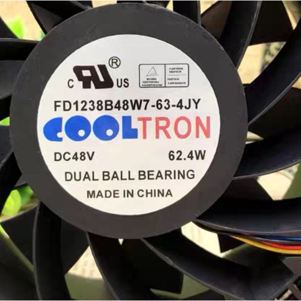 COOLTRON FD1238B48W7-63-4JY DC48V 62.40W 12cm12038 ผ้าเช็ดตัว