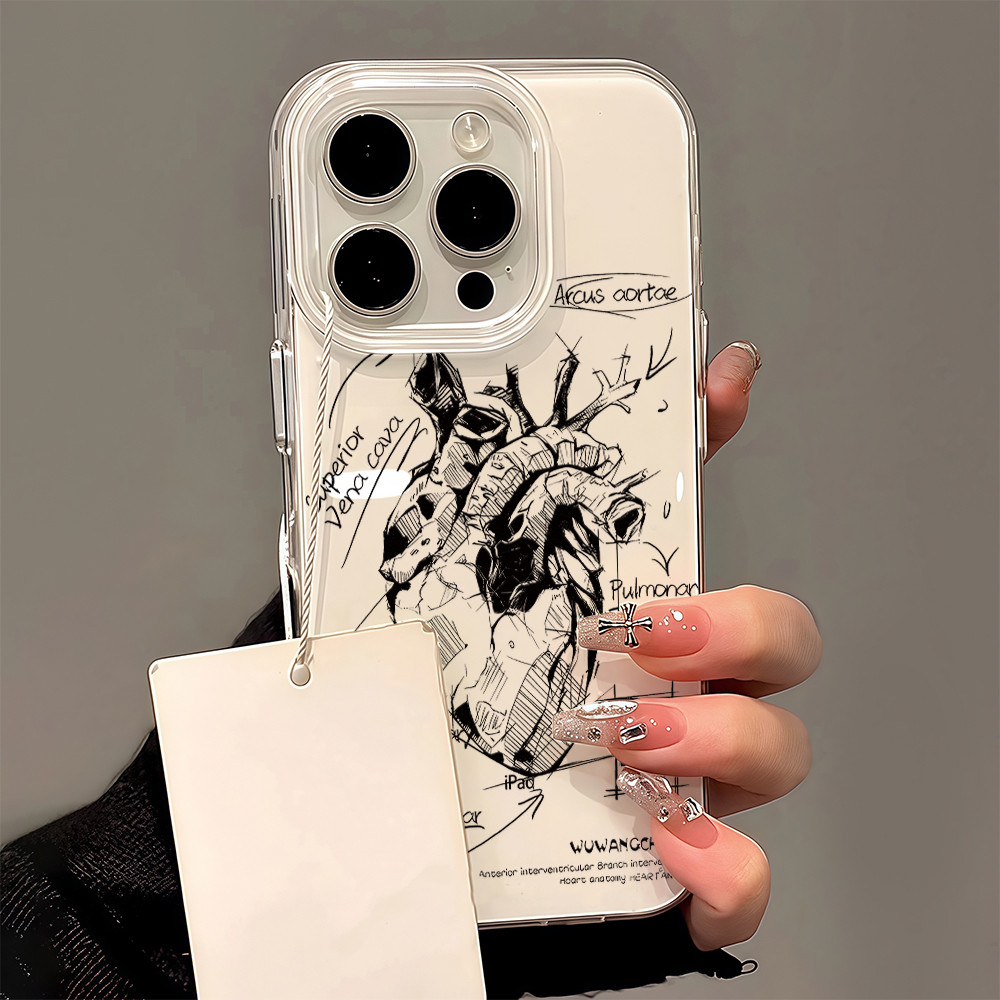 จัดส่งภายในประเทศ เคสโทรศัพท์สีครีม IMD ลายการ์ตูนอนิเมะสุดน่ารักและมีสไตล์ For Galaxy A35 A55 5G A0
