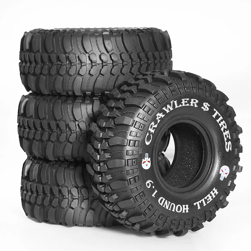 RC รถ 1.9 Crawler ยาง 105-120 มม.โฟม Fit ยางสําหรับ Axial SCX10 90047 SCX10 III SCX10 Pro AXI03007 R