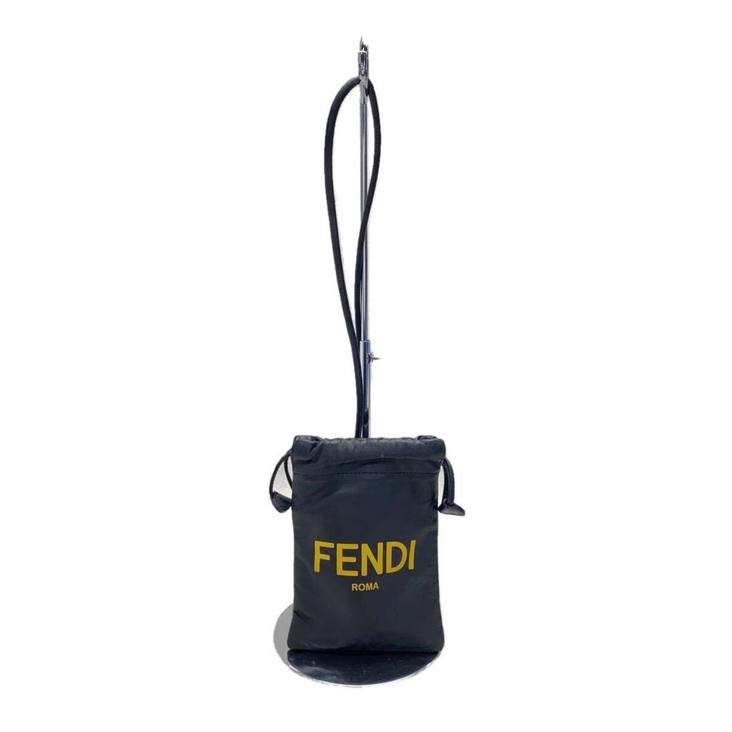 FENDI 7AR898 other pouch leather BLK Direct from Japan Secondhand
