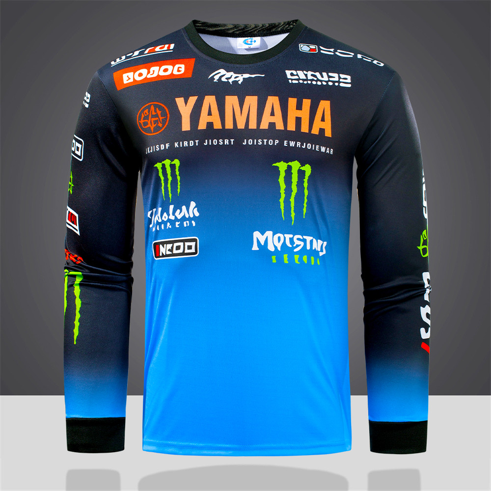 เสื้อผ้ามอเตอร์ไซค์ เสื้อกีฬา แขนยาว ระบายอากาศได้ดี เสื้อยืดแขนยาว