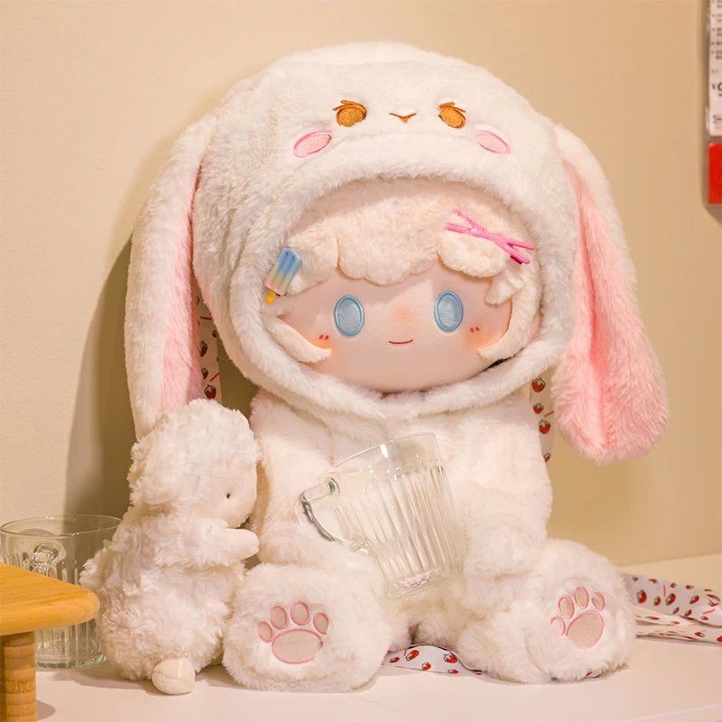 🧸 ชุด ชุดตุ๊กตาผ้าฝ้าย 40cm! 🌟 น่ารัก อยู่แบบไม่มีคุณสมบัติ