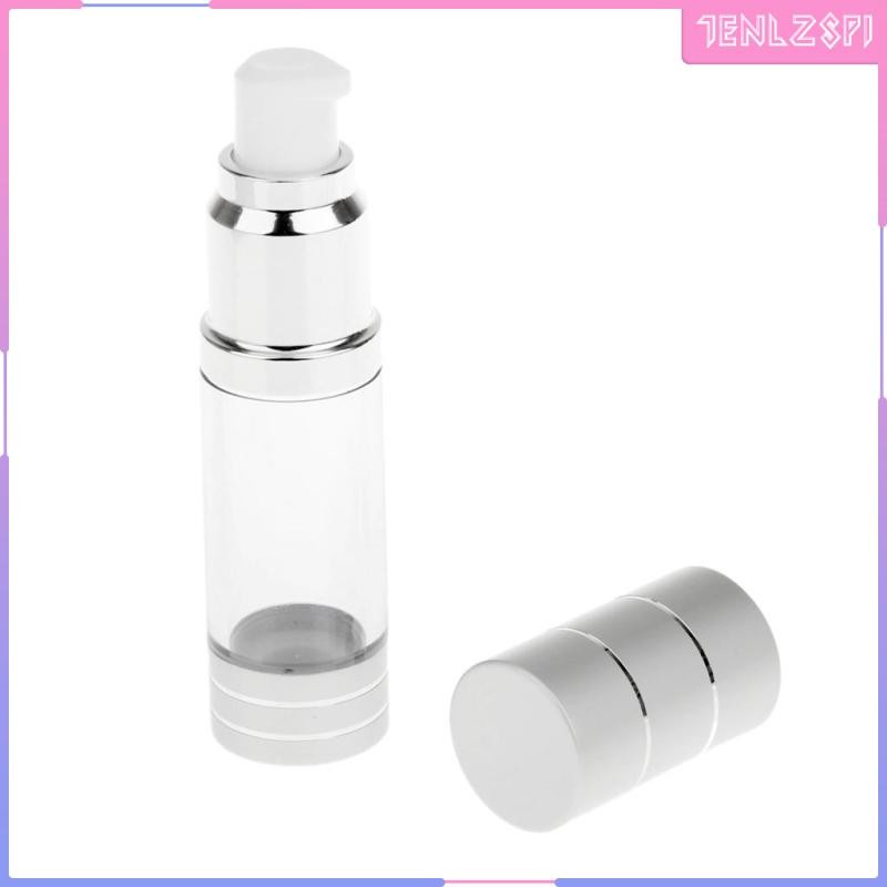 [Acituna] 15ml อลูมิเนียมเดินทางบรรจุคอนเทนเนอร์โลชั่นแชมพูอาบน้ําเก็บขวดกด