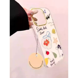 สไตล์สูงระดับ ขายดีบนเว็บไซต์เกาหลี ตะกร้าสินค้าในตลาด for iPhone เคสไอโฟน 11 12 13 14 15 16 PLUS PRO MAX X XS MAX XR 7/