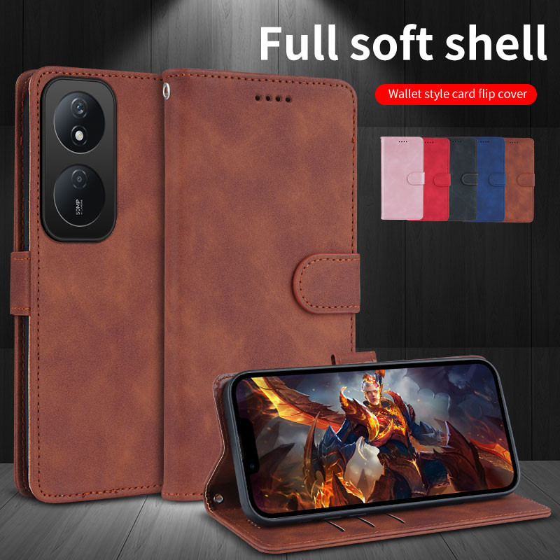 เคส Honor X7A เคส Honor X7b 4G 5G เคส Honor X7c เคส Honor 200 สมาร์ท 5G สําหรับ Flip Stand การ์ด Der