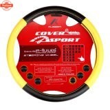 K-RUBBER ที่หุ้มพวงมาลัยรถยนต์ K-Sport สีเหลือง/ดำ