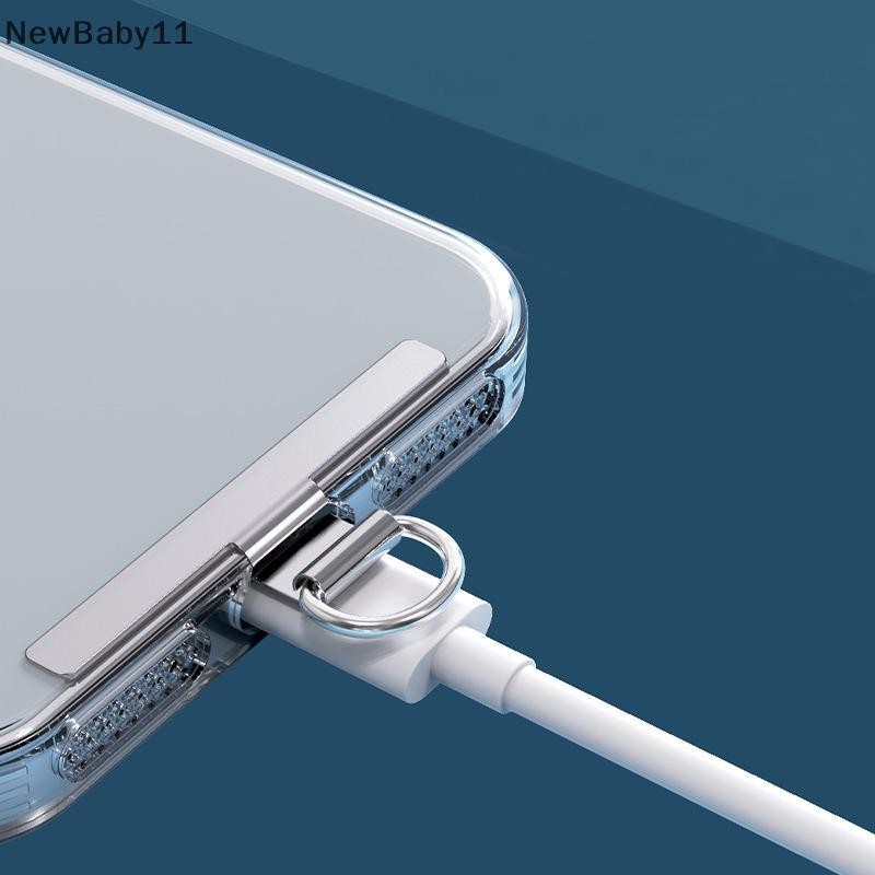 NY 0.3MM โลหะทนทานโทรศัพท์มือถือ Tether Tab 360 องศาหมุนโทรศัพท์แขวนสายคล้องปะเก็นเปลี่ยนโทรศัพท์ La