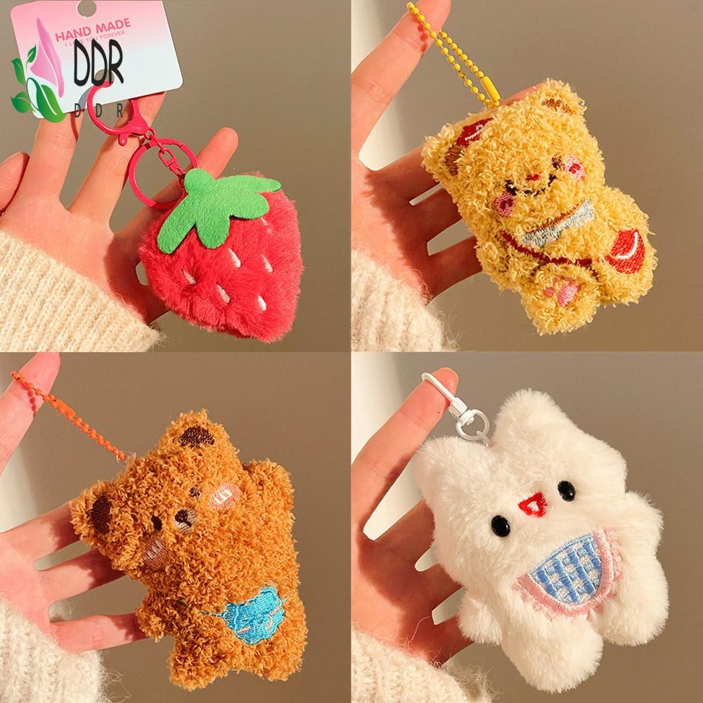 จี้พวงกุญแจตุ๊กตาการ์ตูน ตกแต่งพวงกุญแจน่ารัก สไตล์สำหรับเด็กผู้หญิง