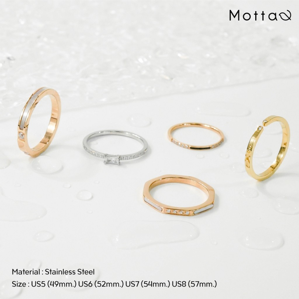Motta Snless Ring แหวนสแตนเลส