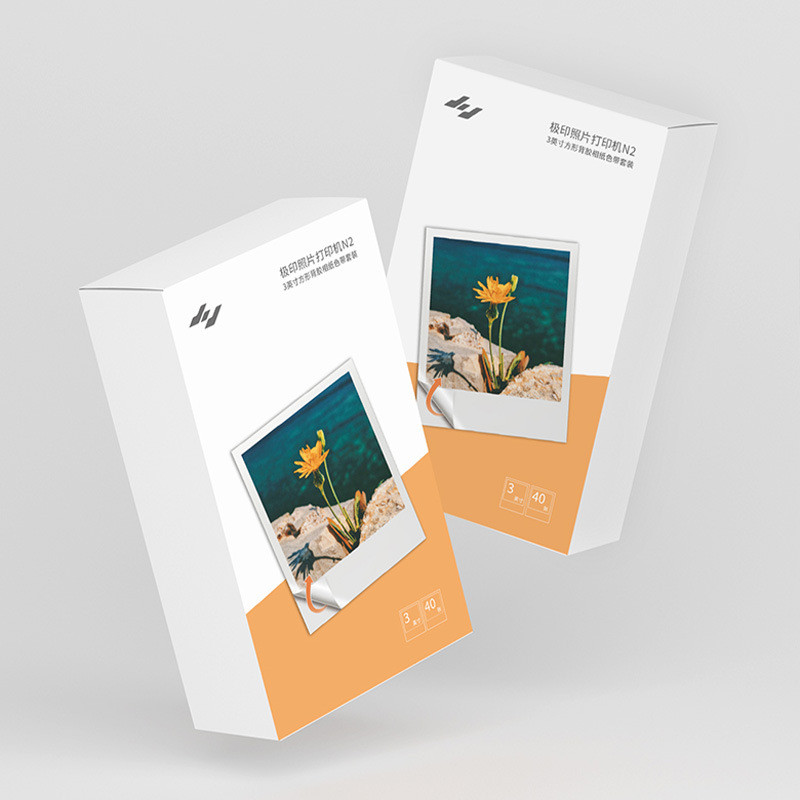 จียิน N2 เครื่องพิมพ์ภาพเฉพาะ 10 ซม. สี่เหลี่ยมกลับคอลลาเจนต้นฉบับ อาร์ ระเหิดริบบิ้นสีชุดกระดาษภาพถ