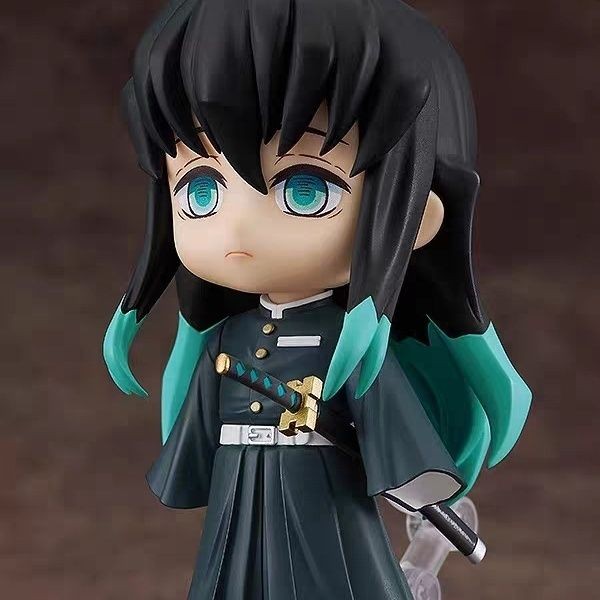 ในประเทศ Nendoroid 2218 Demon Slayer Tokito Muichiro Kasumizhu เครื่องประดับของขวัญเดสก์ท็อป 9-2 Dem