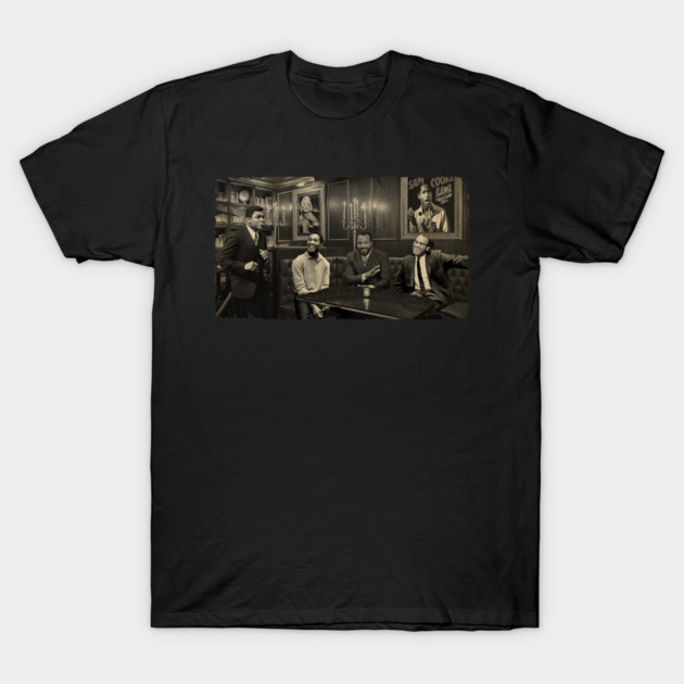 เสื้อยืด Vintage Classic - Muhammad Ali , Sam Cooke ,Jim Brown and Malcom X T-Shirt แท้ Cotton 100%