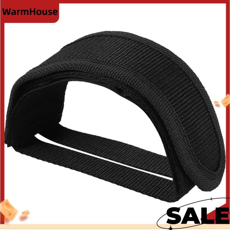 Fixed Gear Fixie BMX จักรยานจักรยาน Anti-slip สายรัดกาวคู่เหยียบคลิปเข็มขัดสีดํา