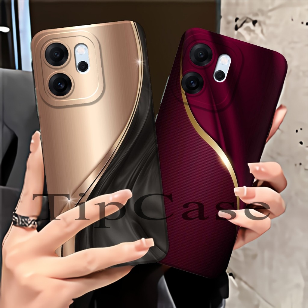 Reno 14f 14 14 Pro 13f 13 Procamera Softcase Beautiful Wave Motif Case