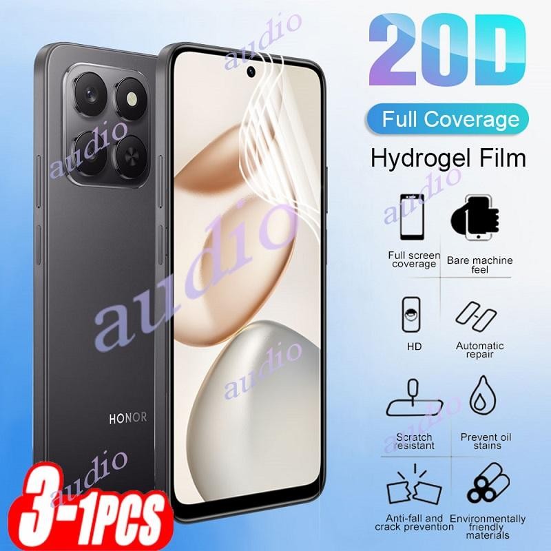 Honor X7d 5G 3 ชิ้น 20D Full Coverage Hydrogel ฟิล์มสําหรับ HONOR X7d HonorX7d 5G 4G 2025 ป้องกันหน้