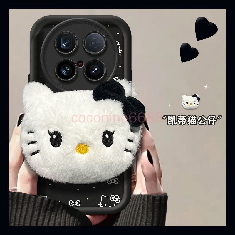Vivo Y500 Y300 Pro เคสโทรศัพท์ y500 y300 เหมาะสําหรับตุ๊กตาแมวดํา Hello Kitty เคสป้องกันเคสป้องกัน
