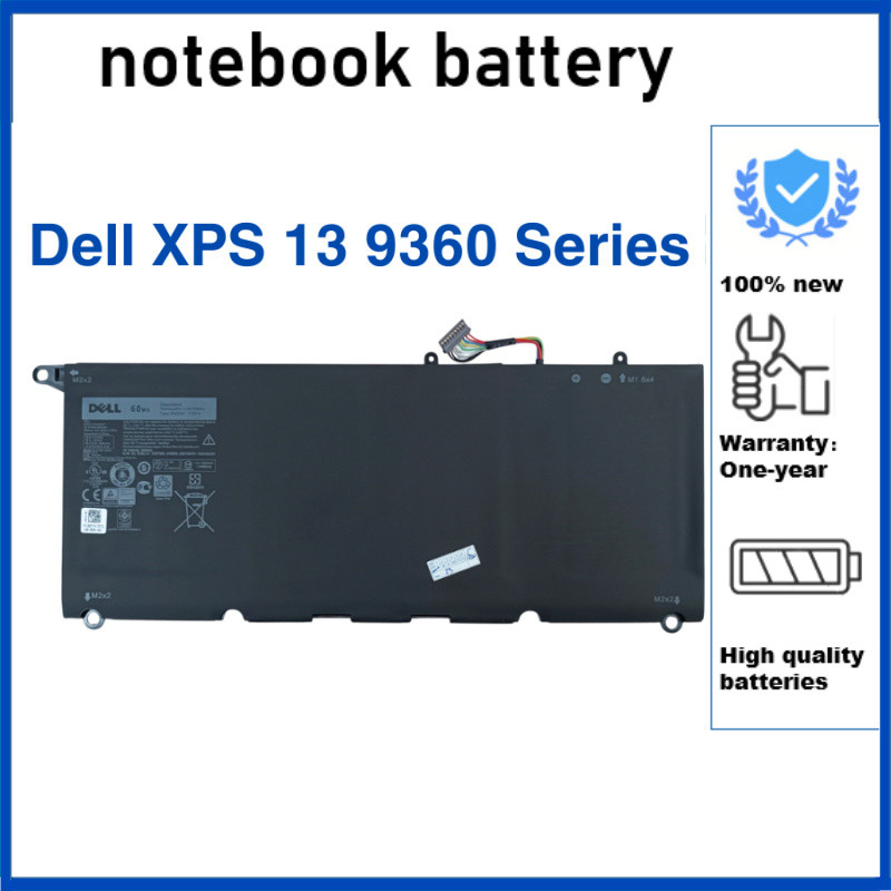 แบตเตอรี่แล็ปท็อป Dell XPS 13 9360 - แบตเตอรี่ Dell ใหม่ - ZIN