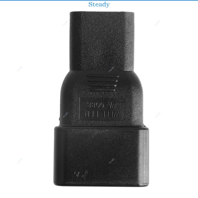Steady PDU PSU USP Power Adapter IEC C20 ชาย C13 Adaptor IEC C13 ถึง C20 คอมพิวเตอร์ Server Power Su