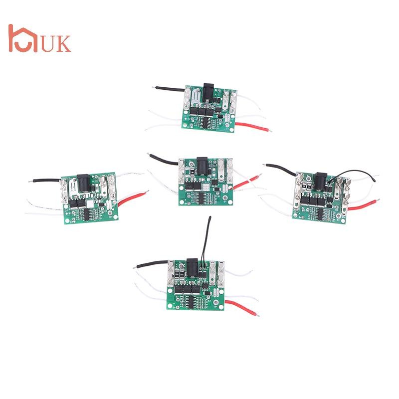 UK 1 PC PCB Circuit Board สําหรับ Li-ion แบตเตอรี่ชาร์จแผ่นป้องกัน 5S 21V BMS 2MOS 3MOS เครื่องมือป้องกัน TH