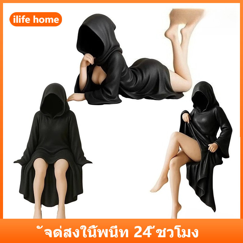 💥 จัดส่งจากประเทศไทย 💥12 ซม.Ghost Girl คอสเพลย์ฮาโลวีน Action Figure รุ่น Q ตุ๊กตาของขวัญเด็กตกแต่งรถเครื่องประดับของเล่นคอลเลกชันตกแต่งบ้านประติมากรรมน่ารัก