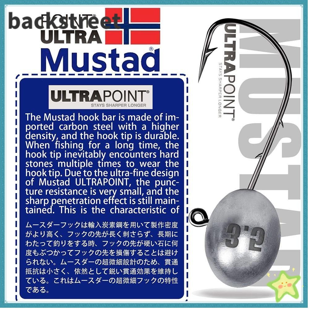 BACKSTAGEREETDV Lead Weight Head hook 4#hook 0.8g-6g ตะขอตกปลา, 2025 Soft Lure เหล็กคาร์บอน Sharp Ji