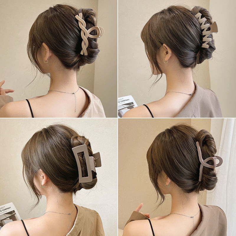 [ส่งจากประเทศไทย]‌ กิ๊บติดผม Updo ขนาดใหญ่ ปิ่นปักผม กิบติดผมฉลาม ชุด 9 ชิ้น รูปที่ 6