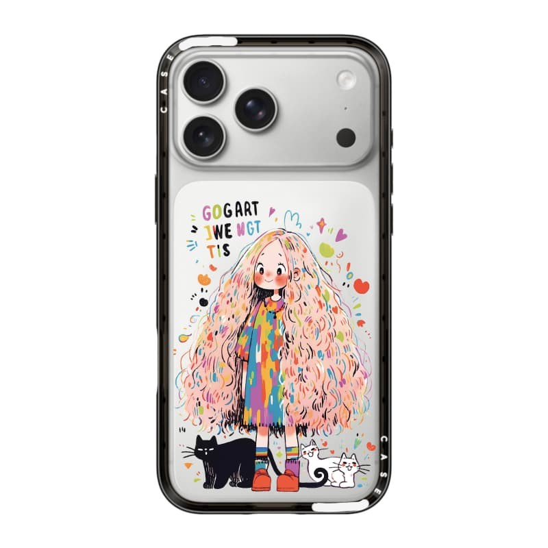 CASECASE X Shiny girl Case Compact Clear Hard Case สําหรับ Apple IPhone 17 Pro Max 17Air 16 Pro Max 15 Pro Max 14 Pro Max 13 Pro Max พร้อมกล่อง - รูปที่ 4