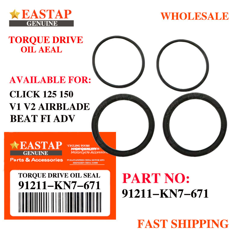(91211- K44 / KN7 /KVB )TORQUE DRIVE ซีลน้ํามัน & ORDING SET - CLICK 125 150 v1 v2 Airblade Beat FI 