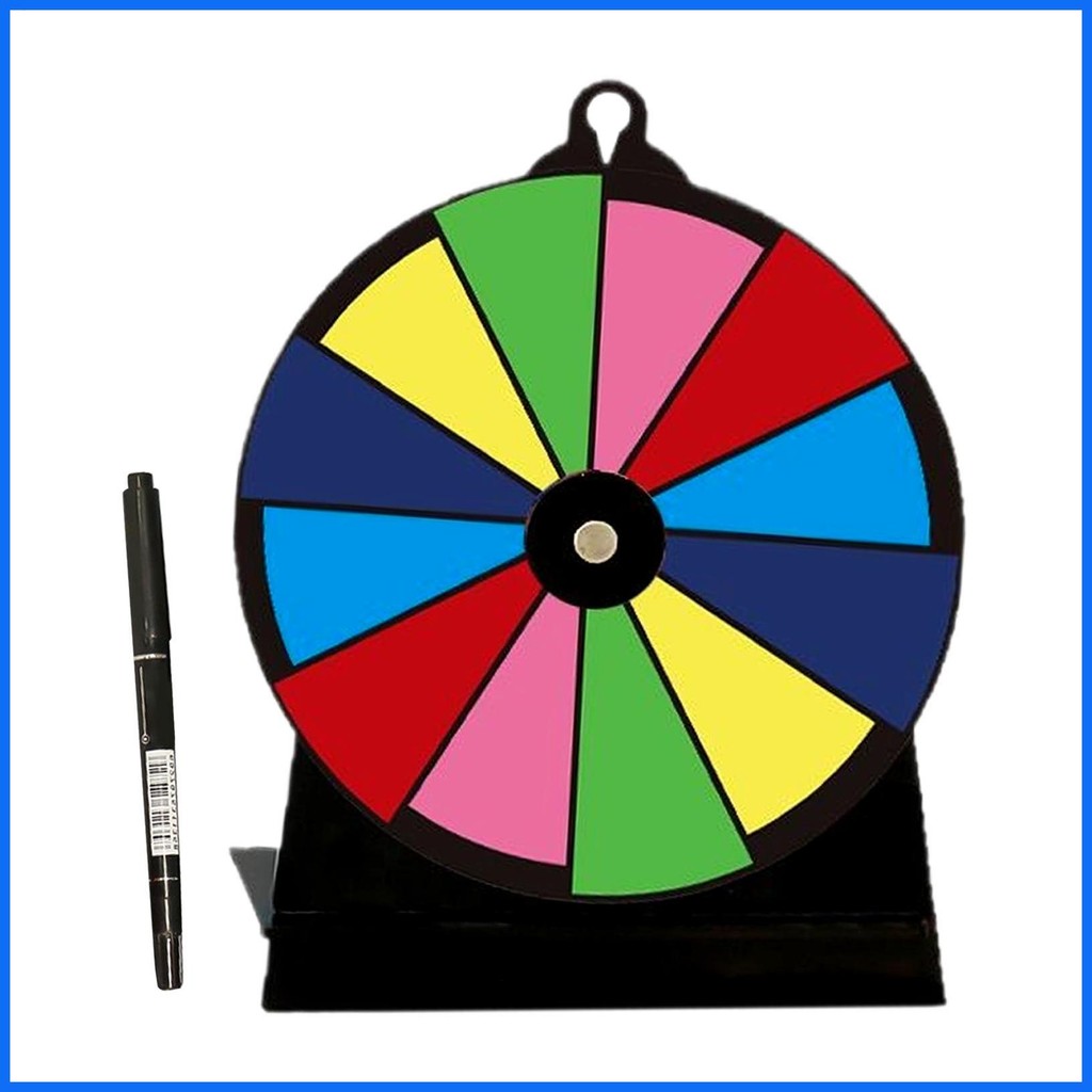 Spin Wheel สําหรับรางวัล Spin Wheel พร้อมขาตั้งสําหรับ Tabletop Reusable Tabletop Turntable สําหรับ 