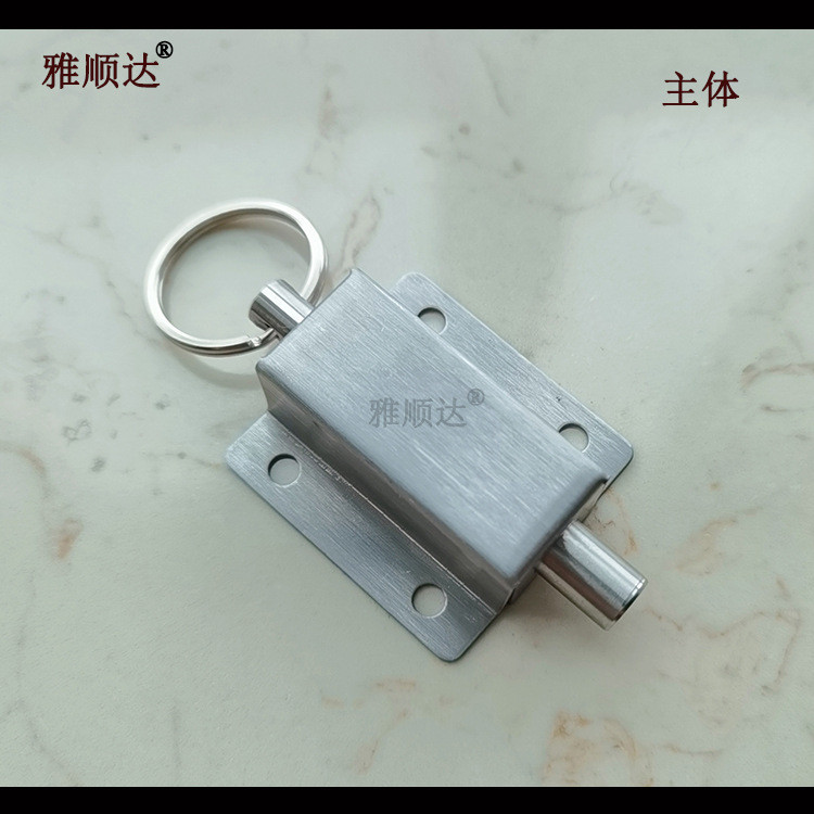 Yashunda DK611 สแตนเลสสตีลขาหัวเข็มขัดอัตโนมัติฤดูใบไม้ผลิ PIN ดึงแหวน PIN ยืดหยุ่นประตู I5SL