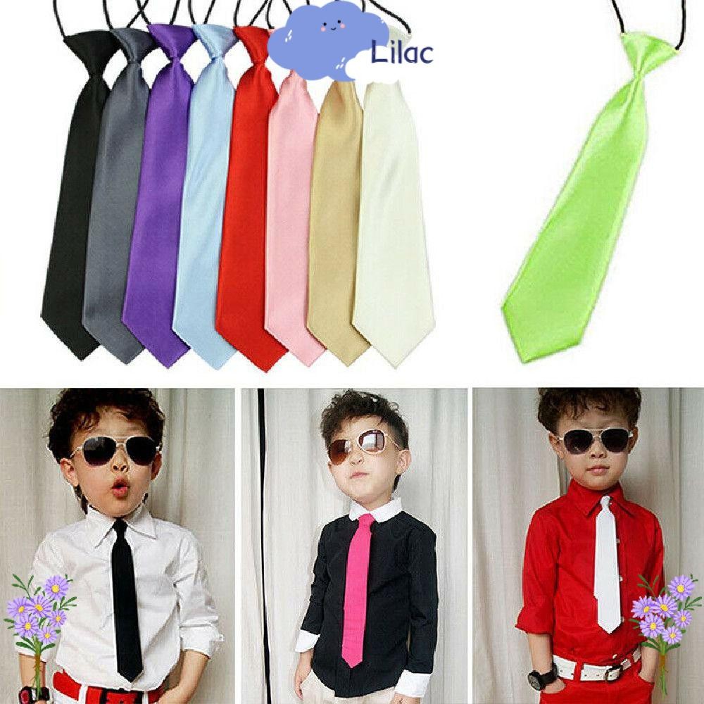 เนคไท Lilac สไตล์งานแต่งงานสำหรับเด็กชาย