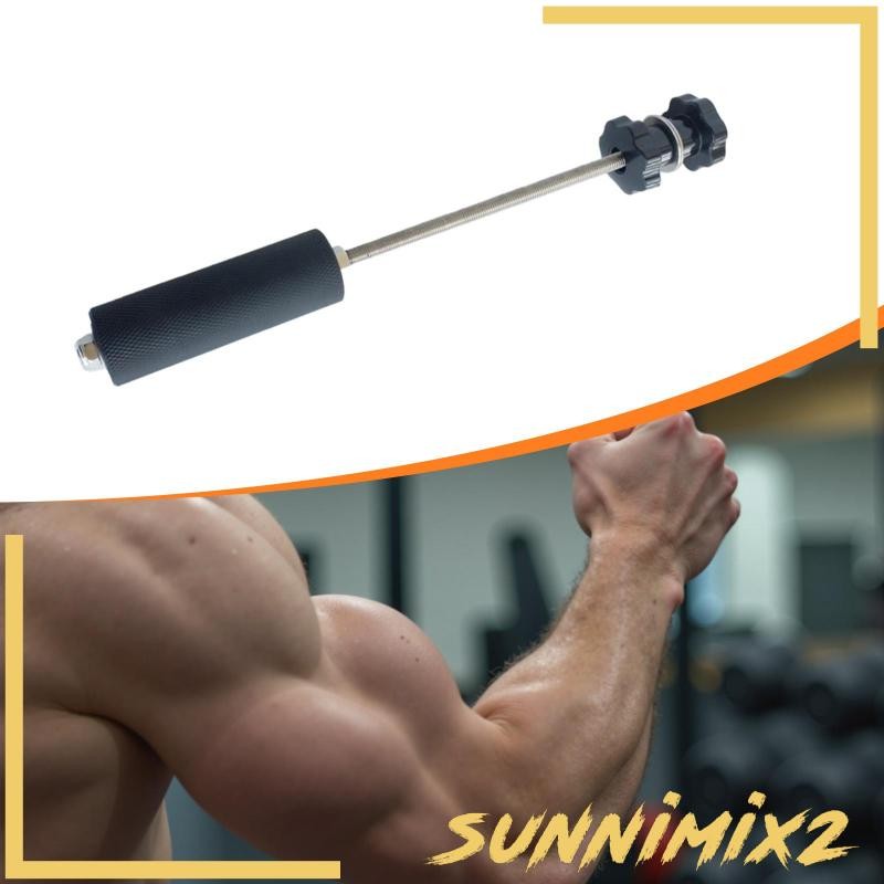 [Sunnimix2] Dumbbell Bar Handle Wrist, Anti Slip, Small Bore Dumbbell Plates Training Rod, Hand Deve