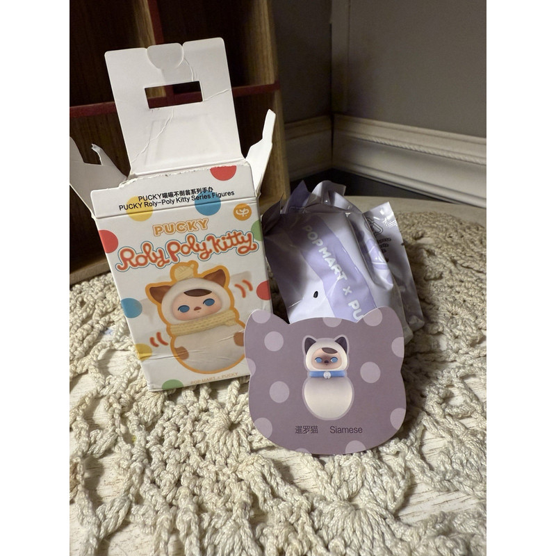 POPMART PUCKY Roly Poly Kitty Series Figure - สยาม