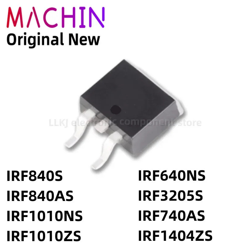 1-5 ชิ้น IRF840S IRF840AS IRF1010NS IRF1010ZS IRF640NS IRF3205S IRF740AS IRF1404ZS TO263 MOS ทรานซิส