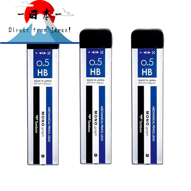 [Direct from Japan]
Tombow Pencil Sharp Mechanical Pencil Lead 0.5mm HB (Single and Double Guide Cas