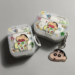 Sleepy Crayon Shin Chan AirPodsPro3 เคส AirPods 4/3/2/1 สําหรับฝาครอบป้องกันหูฟัง Apple