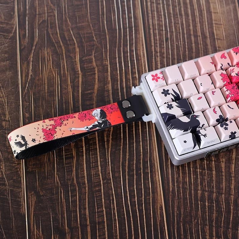 keycap anime keyboard ที่กําหนดเองคีย์บอร์ดริบบิ้น wooting Keycap ตกแต่งที่กําหนดเองแกนแม่เหล็กดัดแป