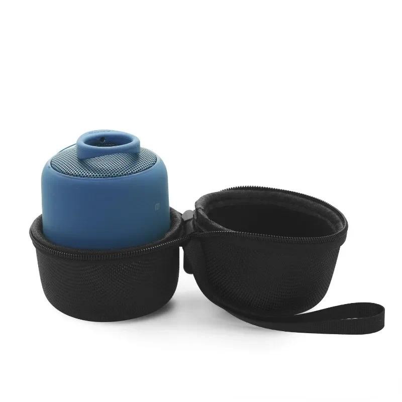 กระเป๋าคอลัมน์ลําโพงบลูทูธสีดําสําหรับ Sony SRS-XB10/Sony XB10 ไนลอนซิปกระเป๋าเดินทางกลางแจ้งพร้อมสา