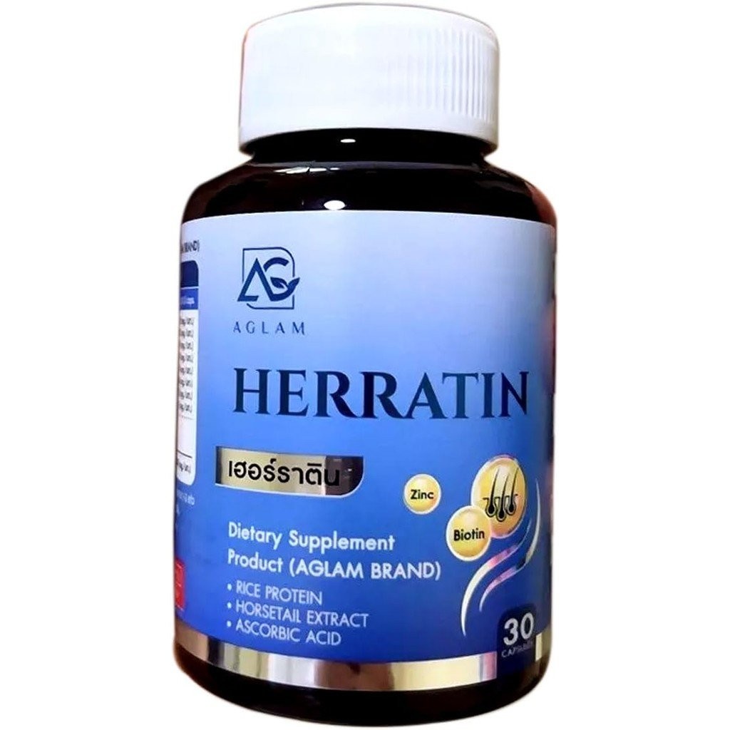 Aglam HERRATIN Hair care Hair growth Reduce hair loss 30 capsules