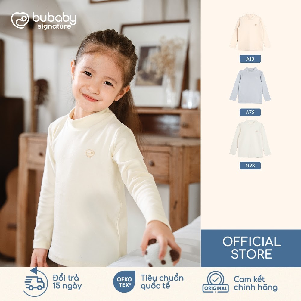 BU Baby (6M-5Y) BU เสื้อเชิ้ตแขนยาวคอเต่า Baby Cotton BCT310900 | บูเบบี้ของแท้