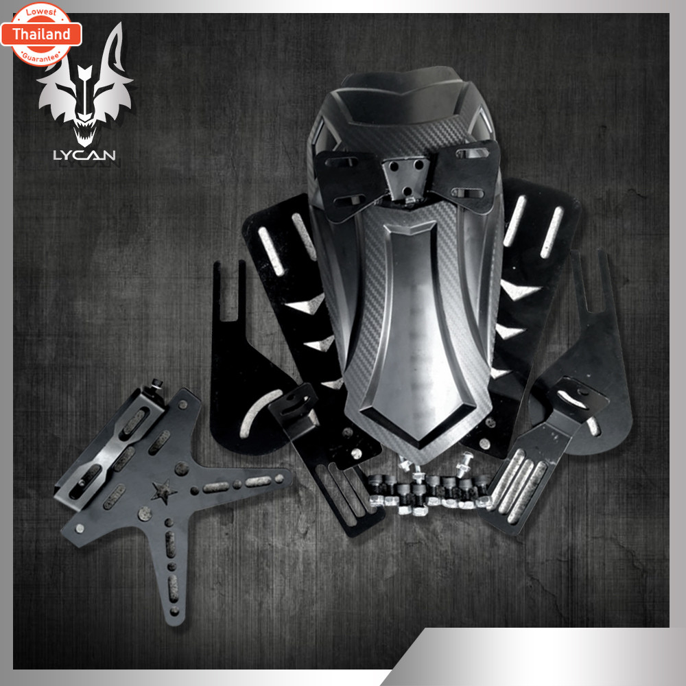 กันดีด ปรัระดั  SHARKโล่ห์ยาว + ติดป้าย +ท้ายสั้น รวมรุ่นทรงดาว ใส่Z /ninja250-300-400/CBR150-250-30