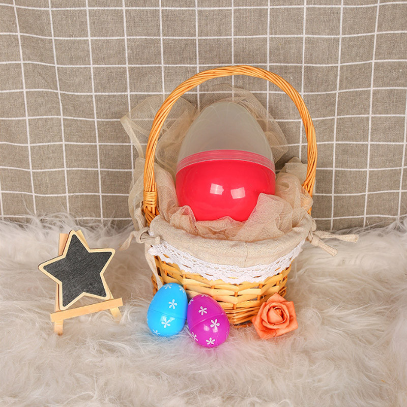 20X30 อีสเตอร์ไข่ปาร์ตี้ตกแต่งพลาสติกเปิดแคปซูลของเล่น Eggshell diy Pack ไดโนเสาร์ Eggshell