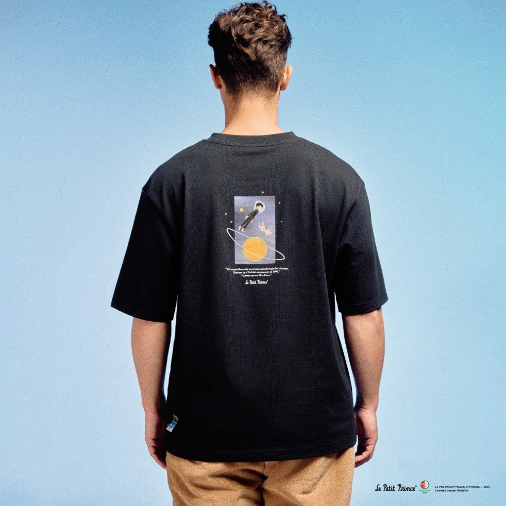 tee เสื้อยืดโอเวอร์ไซซ์ ลาย B-612 (B-612 Oversize T-Shirt - olulo x Little Prince)