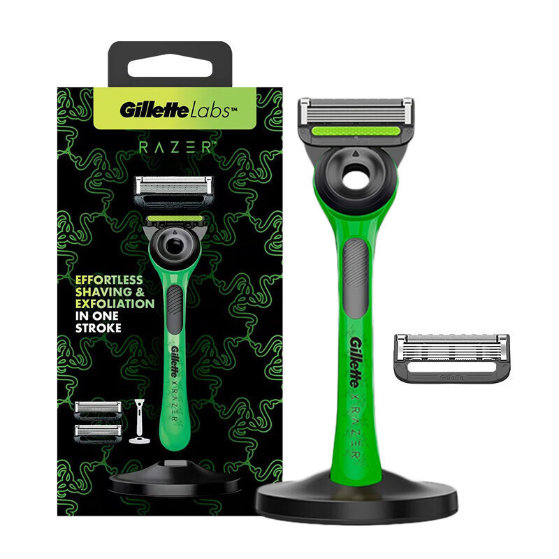 Gillette Labs Razor Cobranded Razor Set Aurora Razer Shaver NonGeely Nonthermal Fivelayer Blade Head