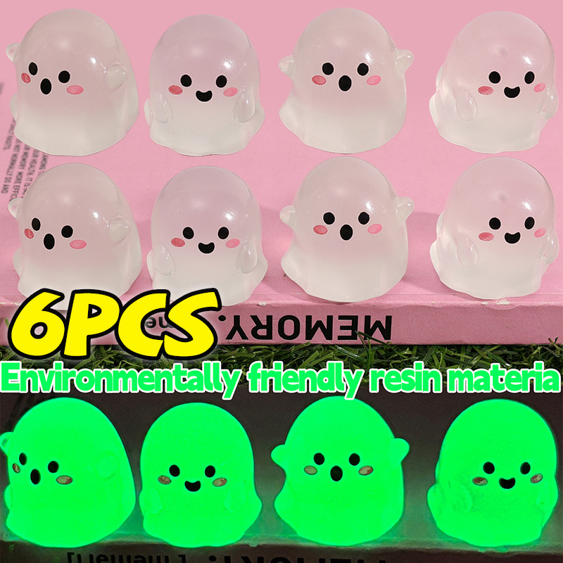 Noctilucent Trinkets ของประดิษฐ์จากเรซินที่เจิดจ้าน สําหรับวันฮาโลวีนและตกแต่งโต๊ะทำงาน