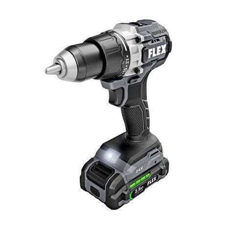 FLEX FLEX 24V แบตเตอรี่ลิเธียมBrushless สองความเร็วสว่านไขควง FX1151-2A