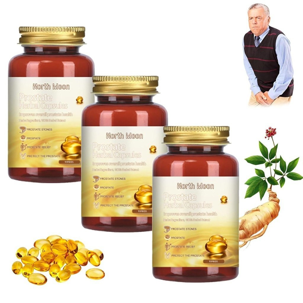 North Moon Prostate Herbal Capsules,North Moon Prostate Health Capsules, Natural Prostate Herbal Cap