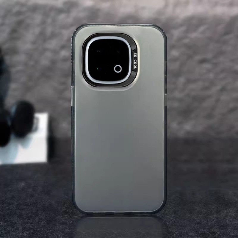 สีทึบเหมาะสําหรับ IQOO13 เคสโทรศัพท์สไตล์ใหม่ vivo เลเซอร์สีเงิน IQOO13PRO0 สิบสามพ่อป้องกันกรณี IQ0